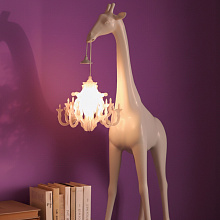 Торшер Giraffe In Love XS Dusty Rose, Qeeboo