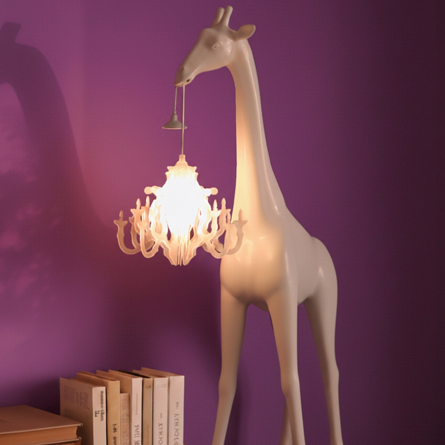Торшер Giraffe In Love XS Dusty Rose, Qeeboo