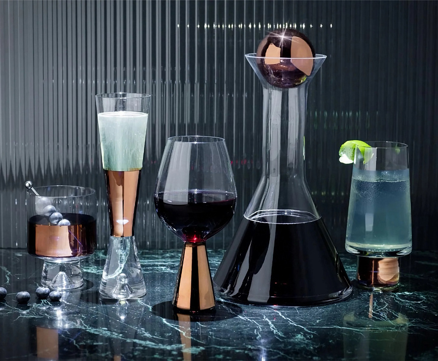 Стакан Tank Low Ball Copper set of 2, Tom Dixon