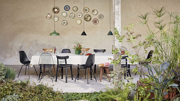 Стул Eames Plastic Side Chair RE DSX, Vitra