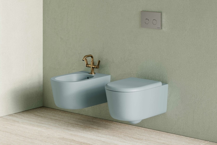 Подвесной унитаз Lalita безободковый с сиденьем soft-close, Ceramica Globo