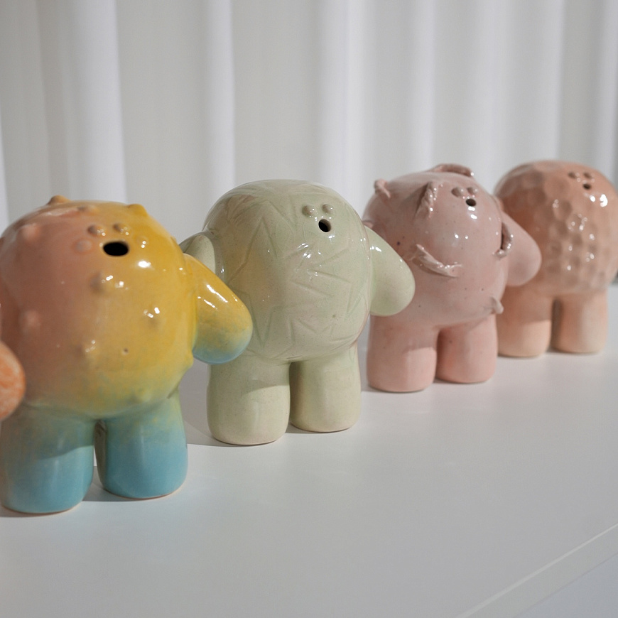 Скульптура Blob Mossling, Yana Sakhno