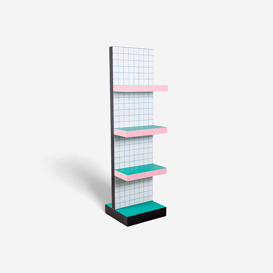 Стеллаж Supershelf Blue Grid, Seletti