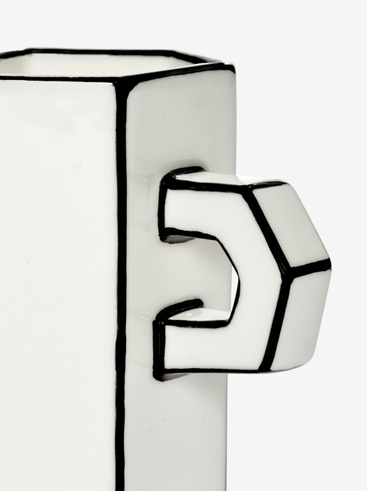 Чашка для эспрессо Double espresso cup white-black Carte Blanche, Serax