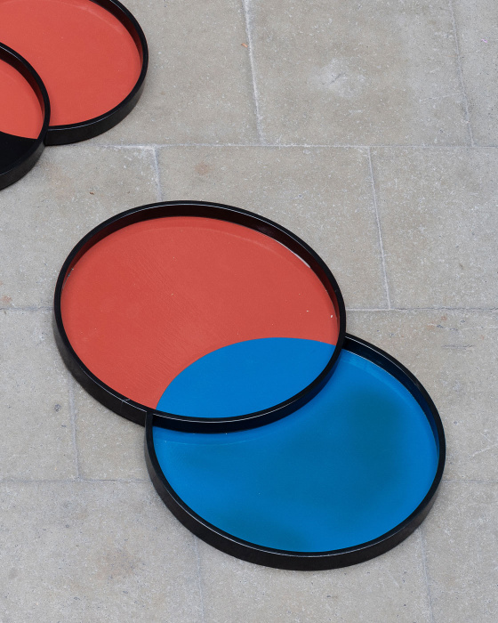 Поднос сервировочный Tray Red Blue Yo-Yo, Serax