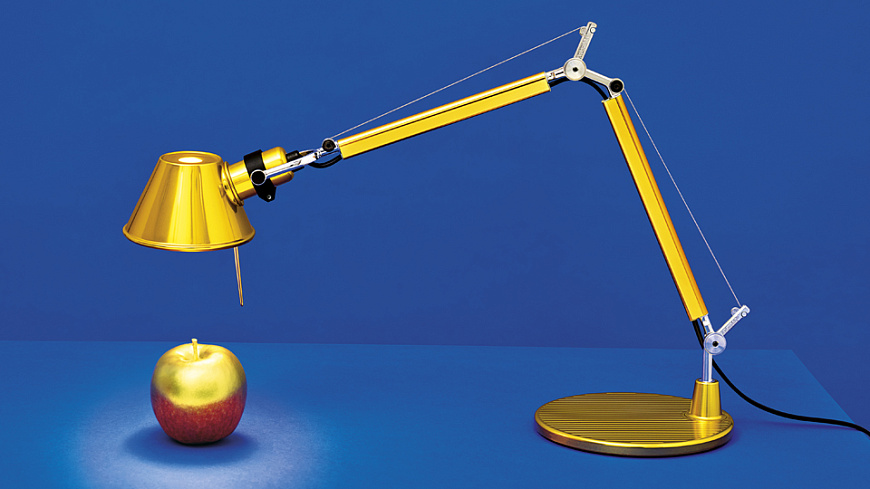 Настольная лампа Tolomeo Micro Gold 0011860A, Artemide