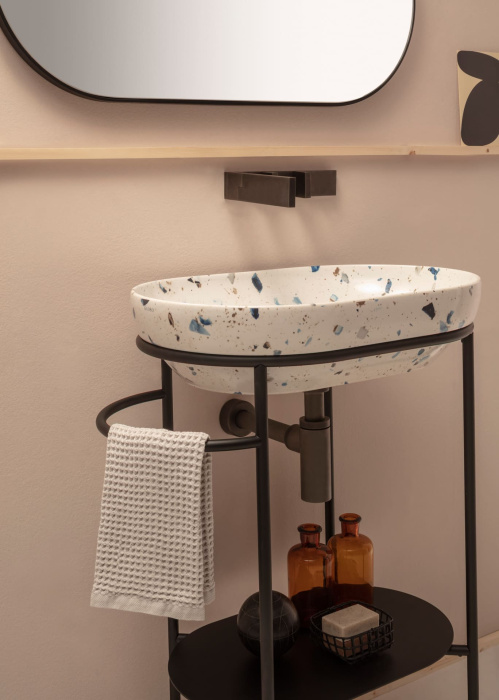 Полувстраиваемая раковина T-Edge I Piani, Ceramica Globo
