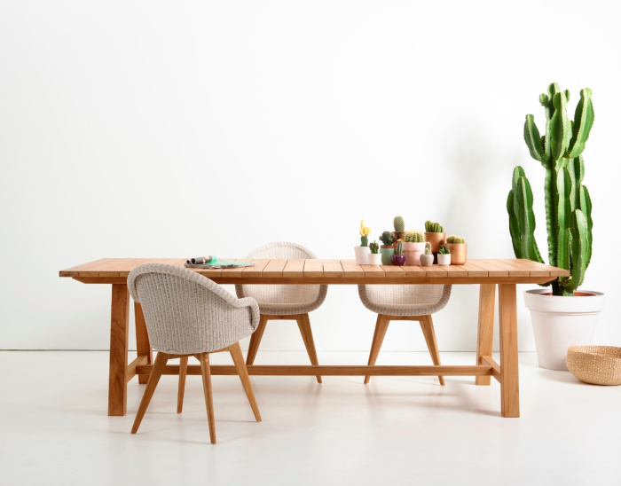 Уличное кресло Edgard Dining Chair Teak Base, Vincent Sheppard