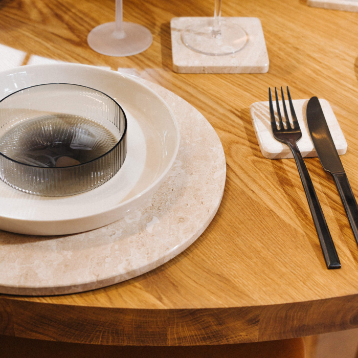 Сет сервировочный на одну персону Una Persona | Rotondo x Quadro 1.0, Vèrde