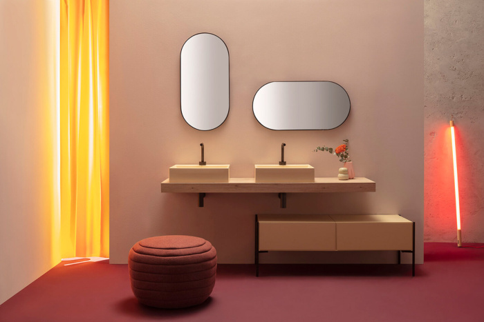 Настенное зеркало Opi овальное, Ceramica Globo