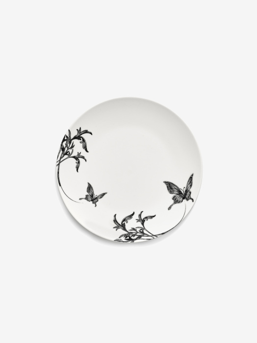 Десертная тарелка Dessert plate butterfly ballet white-black Unity, Serax