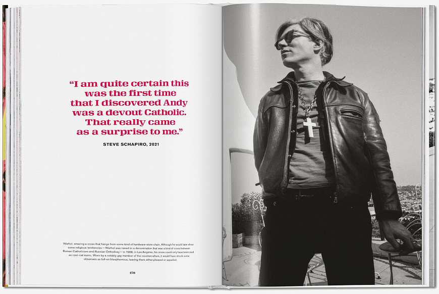 Книга Andy Warhol and Friends by Steve Schapiro, Taschen