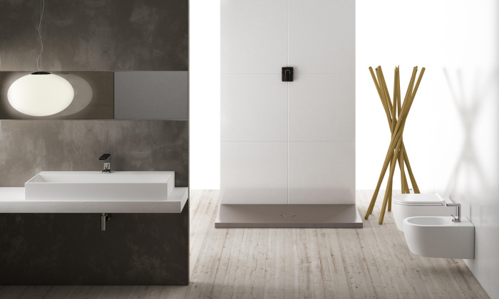 Подвесное биде Shui Wall-Hung One Hole Big Bidet, Cielo