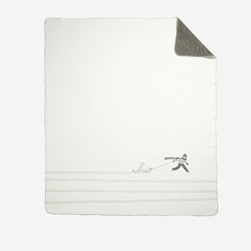 Плед Snowy Day – Dog Sled, Räder