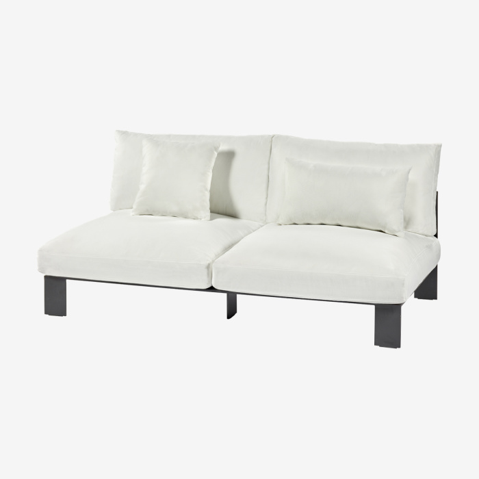 Уличная двухместная скамья с подушками Bench Two Seater Incl Cushion Outdoor, Serax