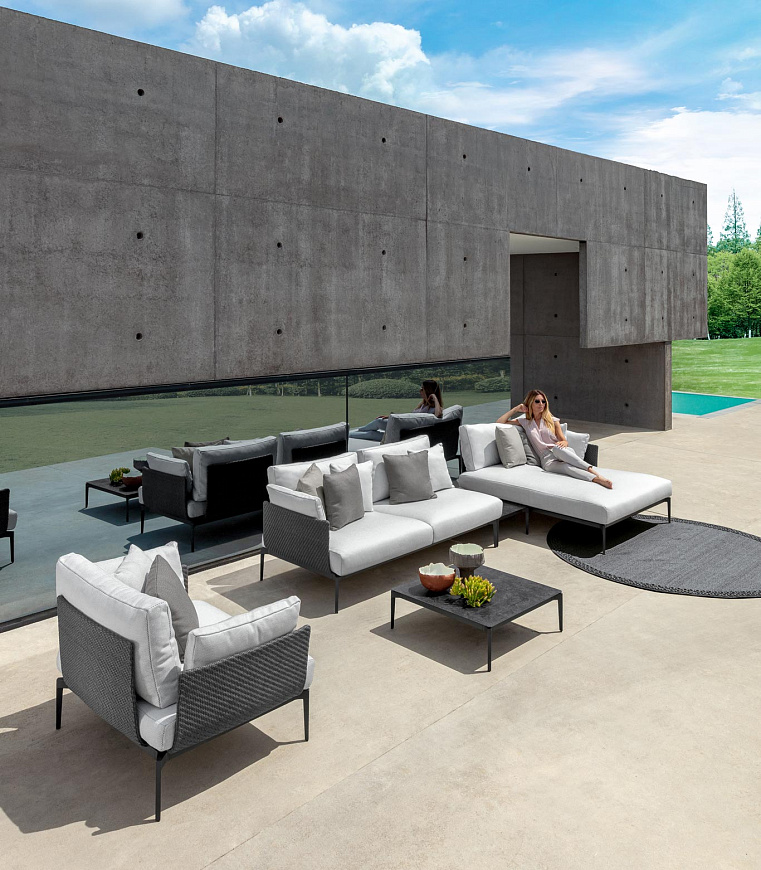 Уличный модульный диван Leaf, Talenti