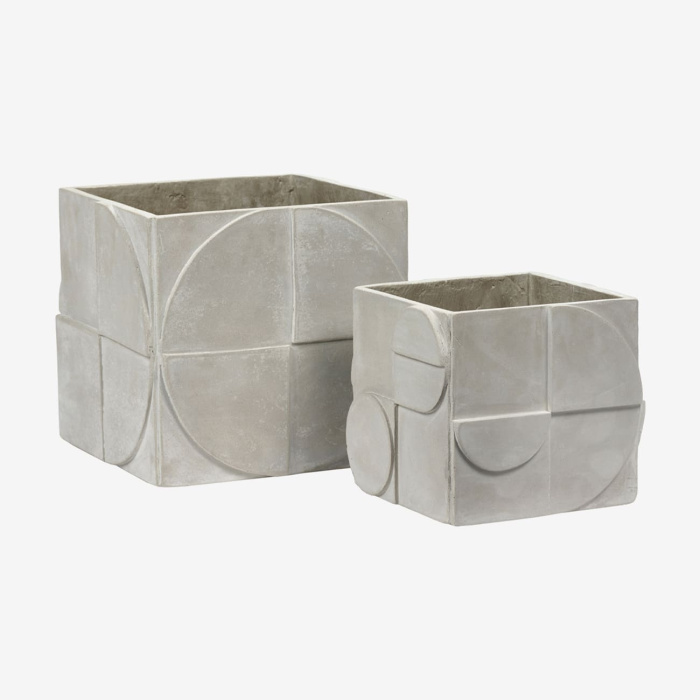 Кашпо Flowerpot Seventies Grey by Marie Michielssen, Serax
