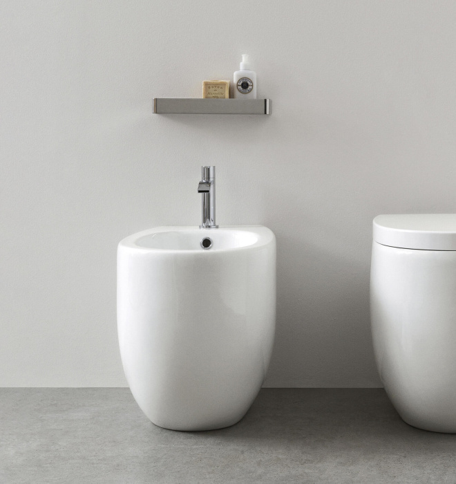 Напольное биде Milk Floor-Mounted Bidet, NIC Design