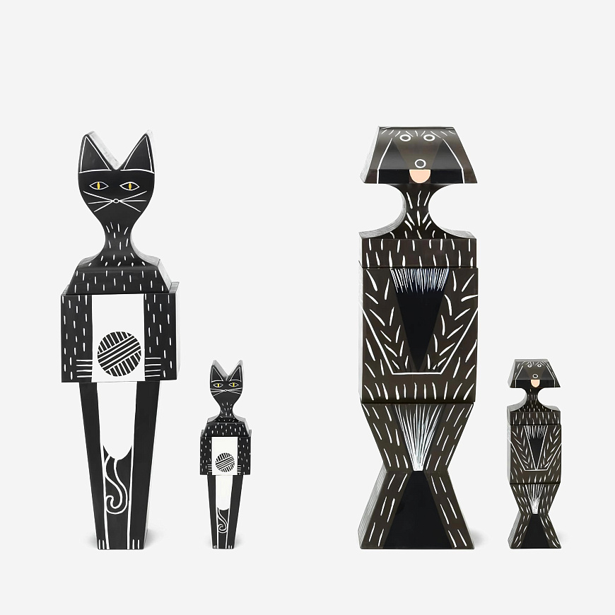 Скульптура Girard Wooden Doll Dog Large, Vitra