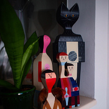 Скульптура Girard Wooden Doll Cat Large, Vitra