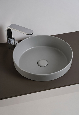 Полувстраиваемая раковина Enjoy Semi-Recessed Round Washbasin круглая  Полувстраиваемая раковина Enjoy Semi-Recessed Round Washbasin круглая