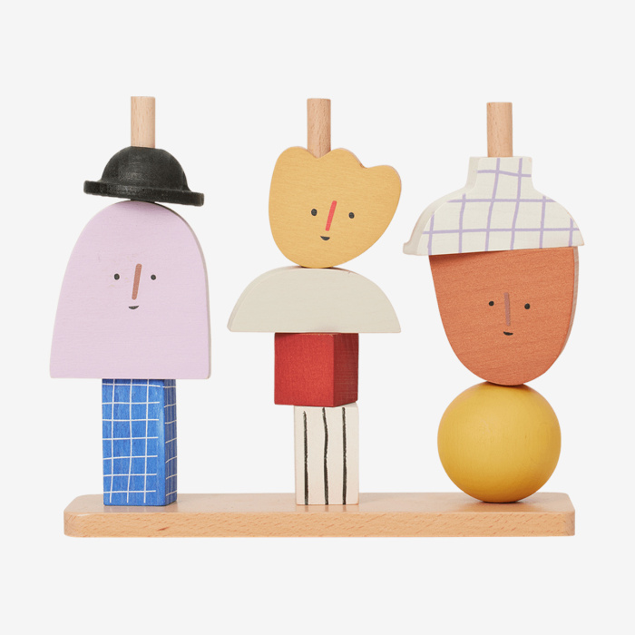 Детский игровой набор Character Stacking Blocks, Ferm Living