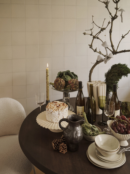 Набор из 4-х ёлочных игрушек Mushroom Ornaments — Set of 4, Ferm Living