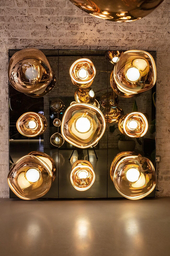 Настенный/Потолочный светильник Melt Mini LED Surface Copper, Tom Dixon