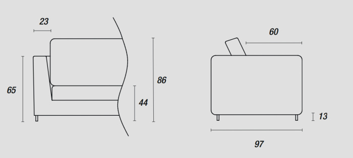 Диван Skin, Ditre Italia