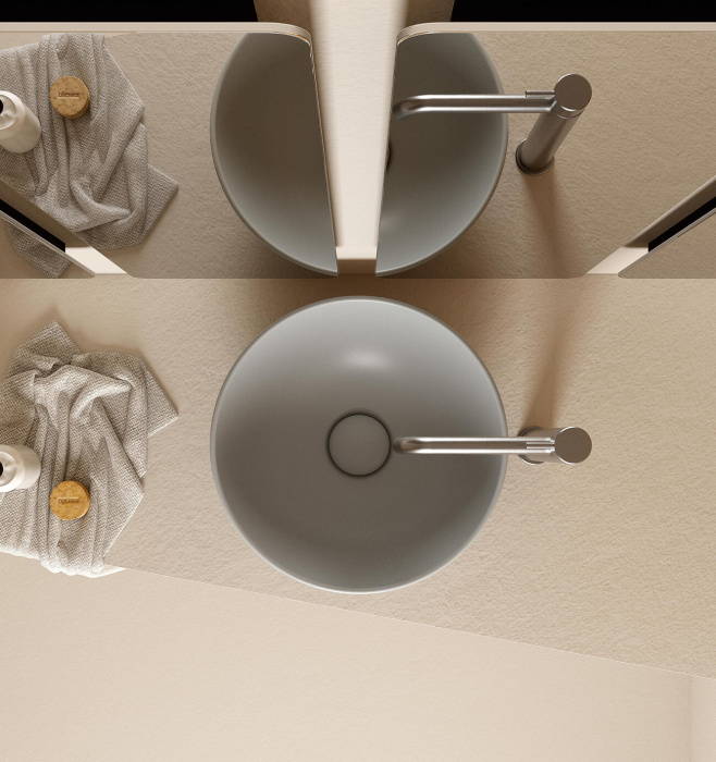 Накладная раковина без перелива Mini Living Ciotola Washbasin, NIC Design