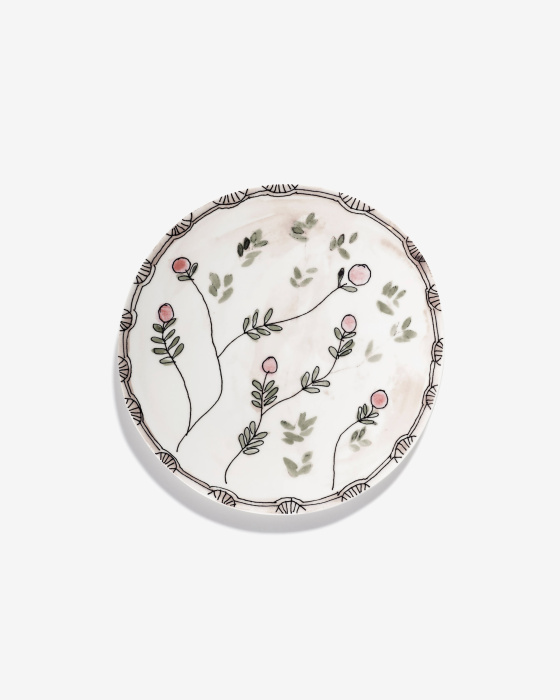 Набор из 2-х тарелок Plate Mirtillo Nude Midnight Flowers by Marni, Serax