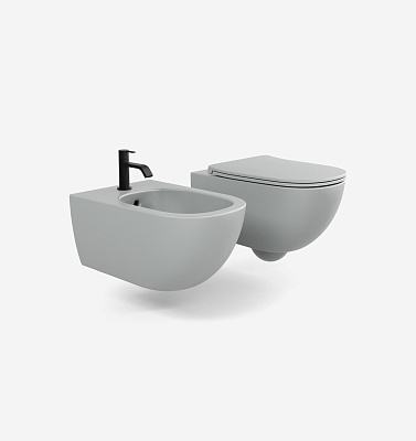 Подвесной унитаз Pin Rimless Wall-Hung Toilet безободковый 