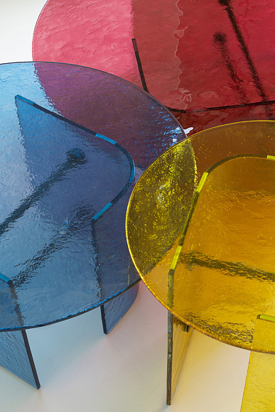 Журнальный столик Double L Glaze, Potocco