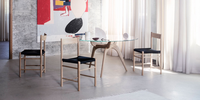 Стул без подлокотников F Chair, Brdr. Krüger