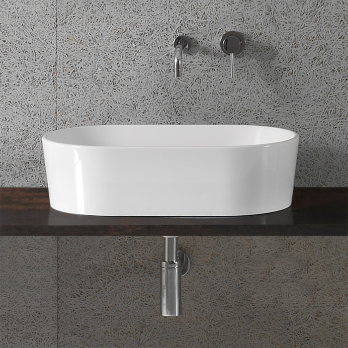 Накладная раковина Forty3 овальная, Ceramica Globo