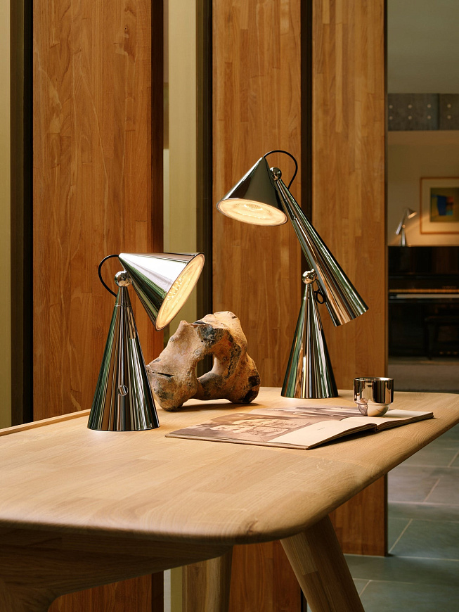 Настольная лампа Pose Task Light Silver, Tom Dixon