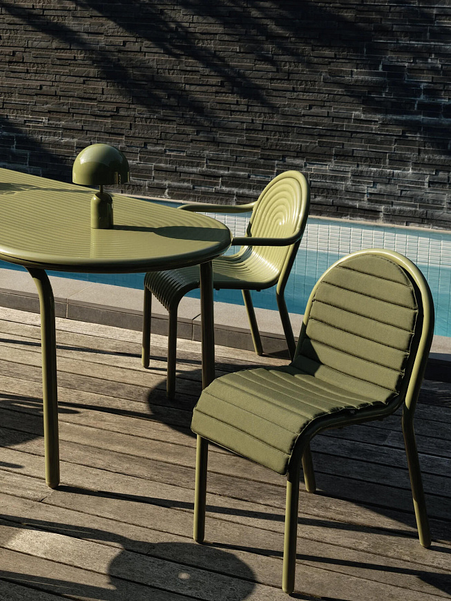 Подушка для уличного стула Groove Full Seat Moss, Tom Dixon
