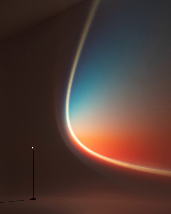 Напольный светильник с поворотным механизмом Halo Horizon, Halo Edition