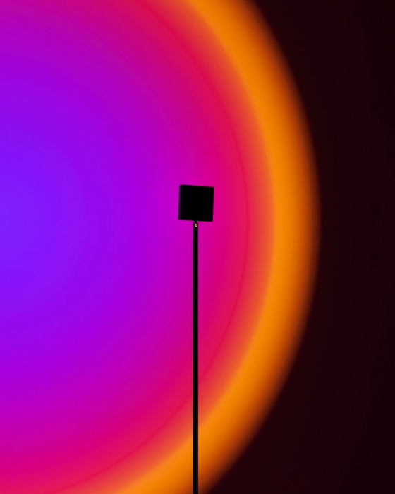 Напольный светильник с поворотным механизмом Giga Light, Halo Edition