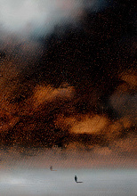 Картина "Отпечатки", глава "Рождение", 2021 г. Холст № 1, Daniil Arkhipenko