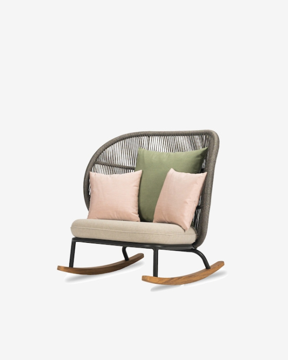 Уличное кресло-качалка Kodo Rocking Chair, Vincent Sheppard