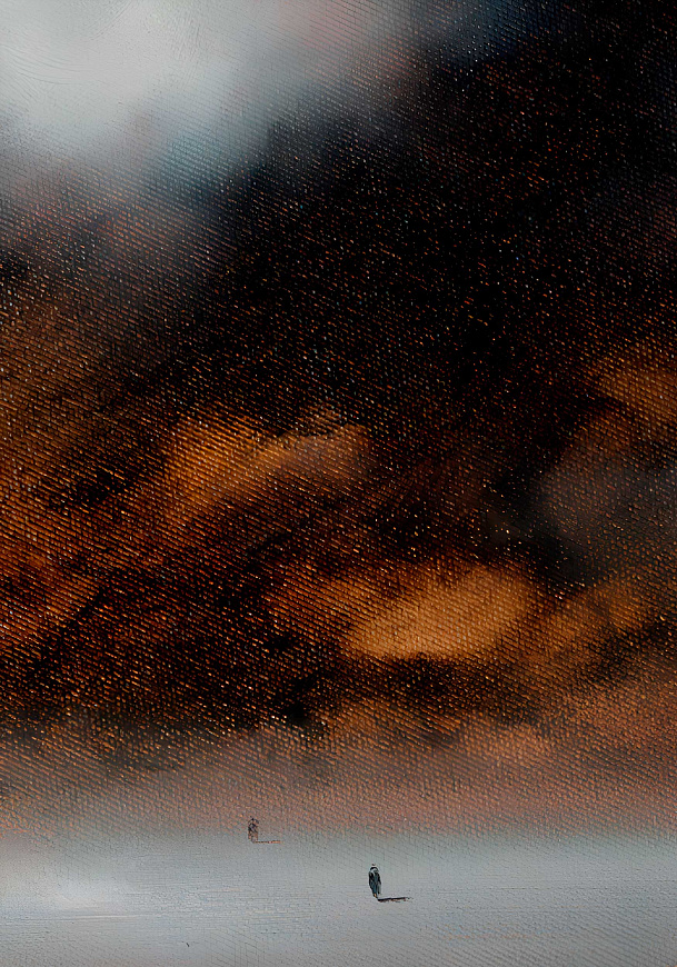 Картина "Отпечатки", глава "Рождение", 2021 г. Холст № 1, Daniil Arkhipenko