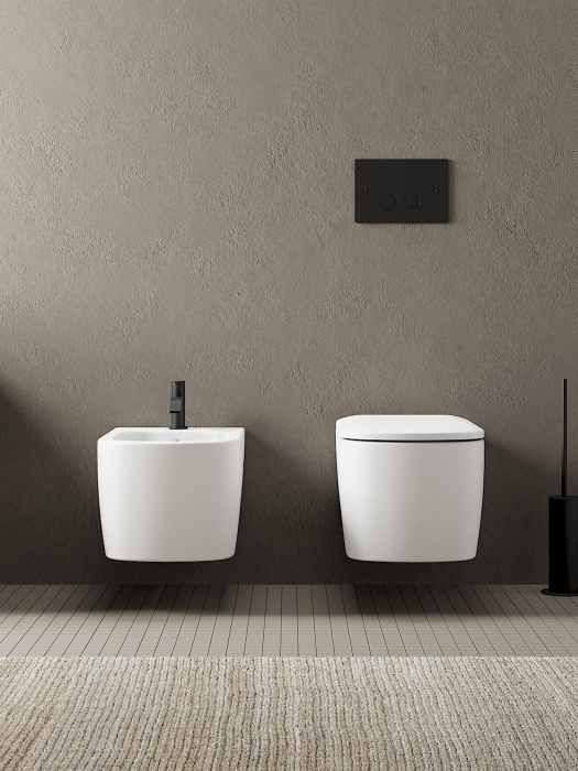 Подвесной унитаз Semplice Rimless Wall-Hung Toilet безободковый, NIC Design