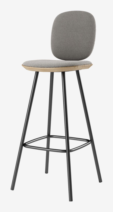 Барный стул Pauline Comfort Bar Stool 75 cm with metal legs, Brdr. Krüger