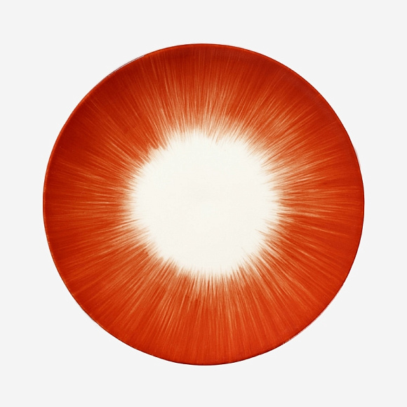 Блюдце Plate, 17.5, Dé Off-White/Red Var 5, Serax