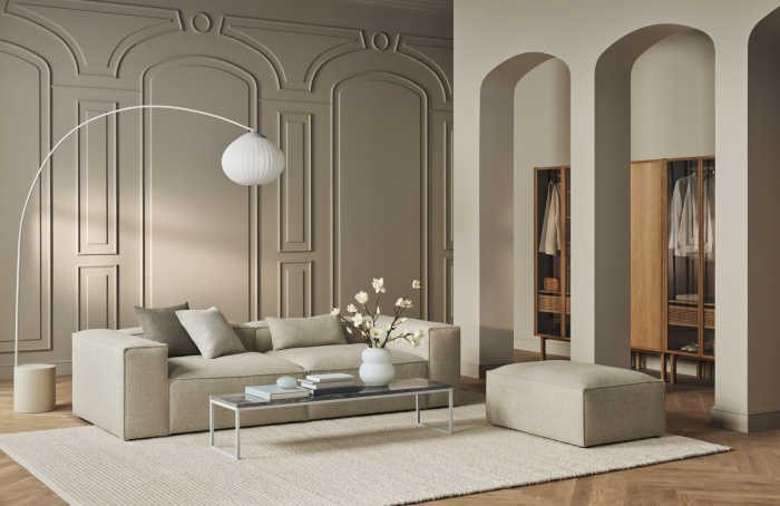 Модуль-пуф дивана Cosima Small Pouf depth 120 cm, Bolia