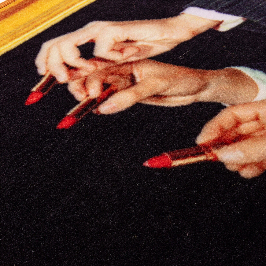 Коврик Lipstick Black, Seletti