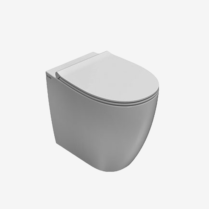Напольный унитаз 4All безободковый с сиденьем, Ceramica Globo