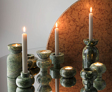 Подсвечник Stone Stacking green, Tom Dixon