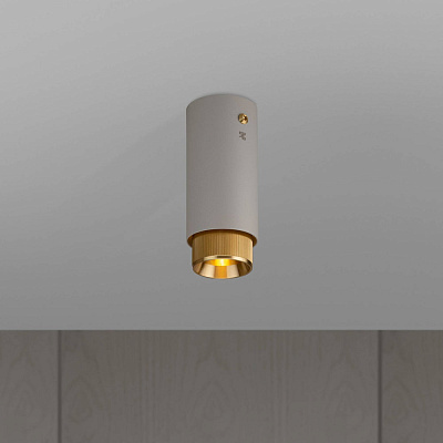 Потолочный светильник Exhaust Linear Stone/Brass 